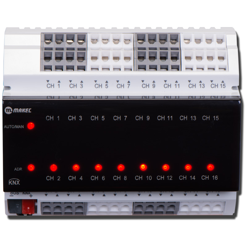 knx-universal-aktor-16-kanal59fad254e1f7c Im Paket inklusive: MAKEL KNX Autor mit 16 Ausgängen
