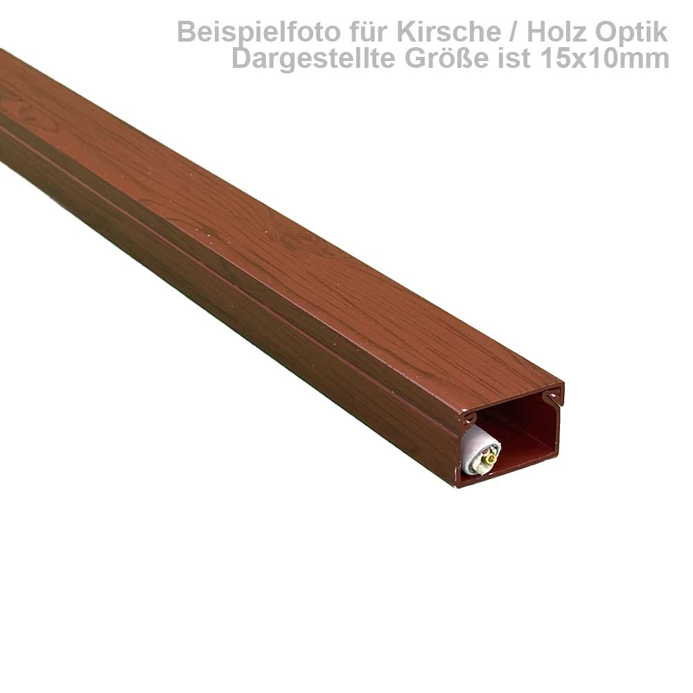Kabelkanal Kirsche Dunkel 60x40 mm Schrauben/Bohren (1m Stück) Kabelkanal Kirsche Dunkel 60x40 mm Schrauben/Bohren (1m Stück)