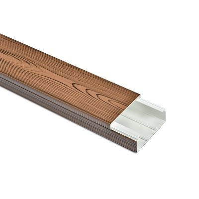 Kabelkanal Walnuss Holz Optik 25x15 mm Selbstklebend (1m Stück)