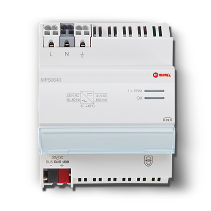 knx-spannungsversorgung-640ma Im Paket inklusive: MAKEL KNX Spannungsversorgung 640mA