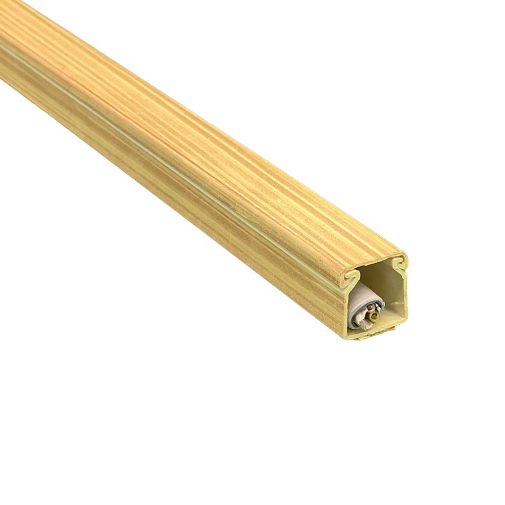 Kabelkanal Buche 15x15 mm 2x1m Set | Selbstklebend Holzoptik Kabelführung Kabelkanal Buche 15x15 mm 2x1m Set | Selbstklebend Holzoptik Kabelführung