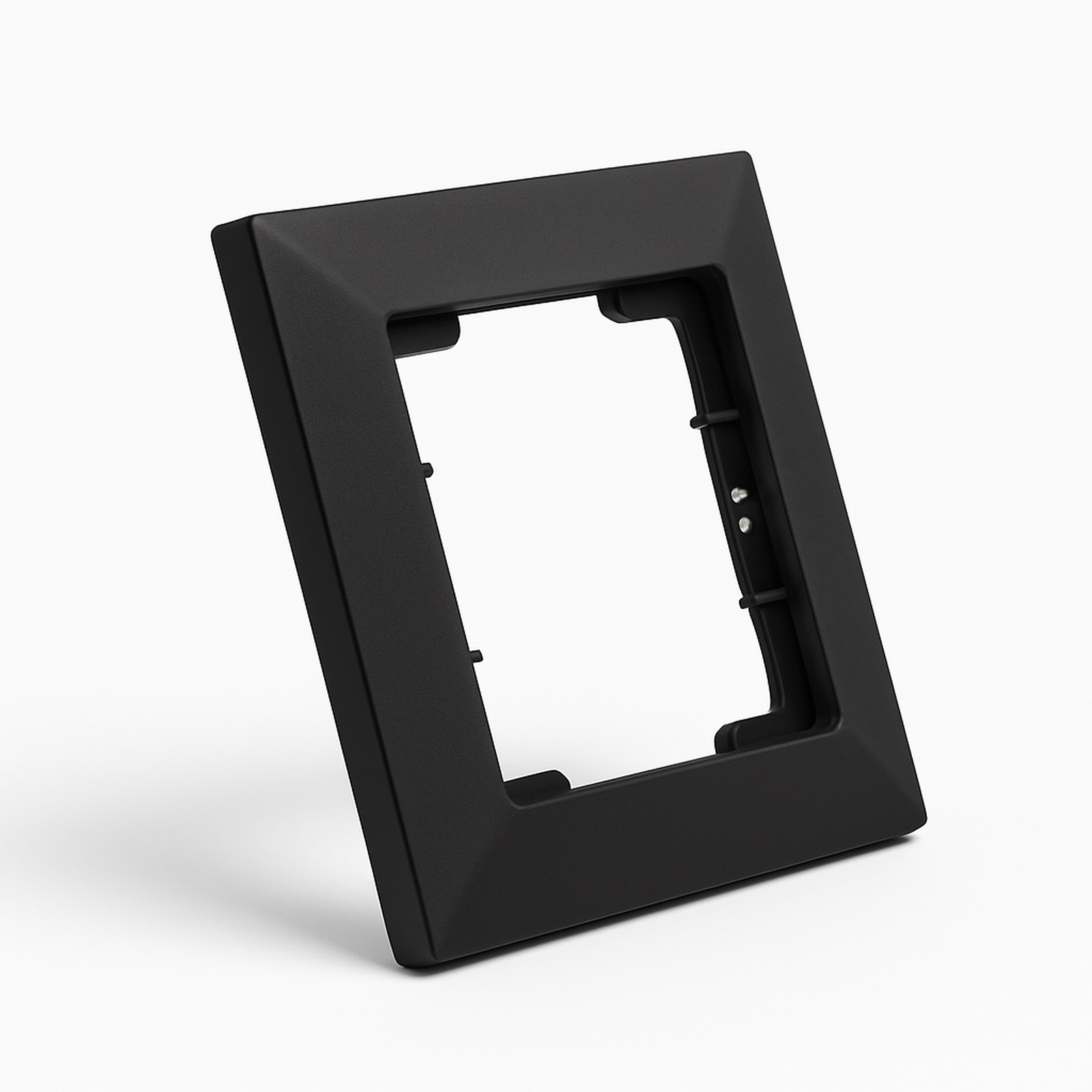 1-fach Abdeckrahmen Schwarz matt – Candela Serie