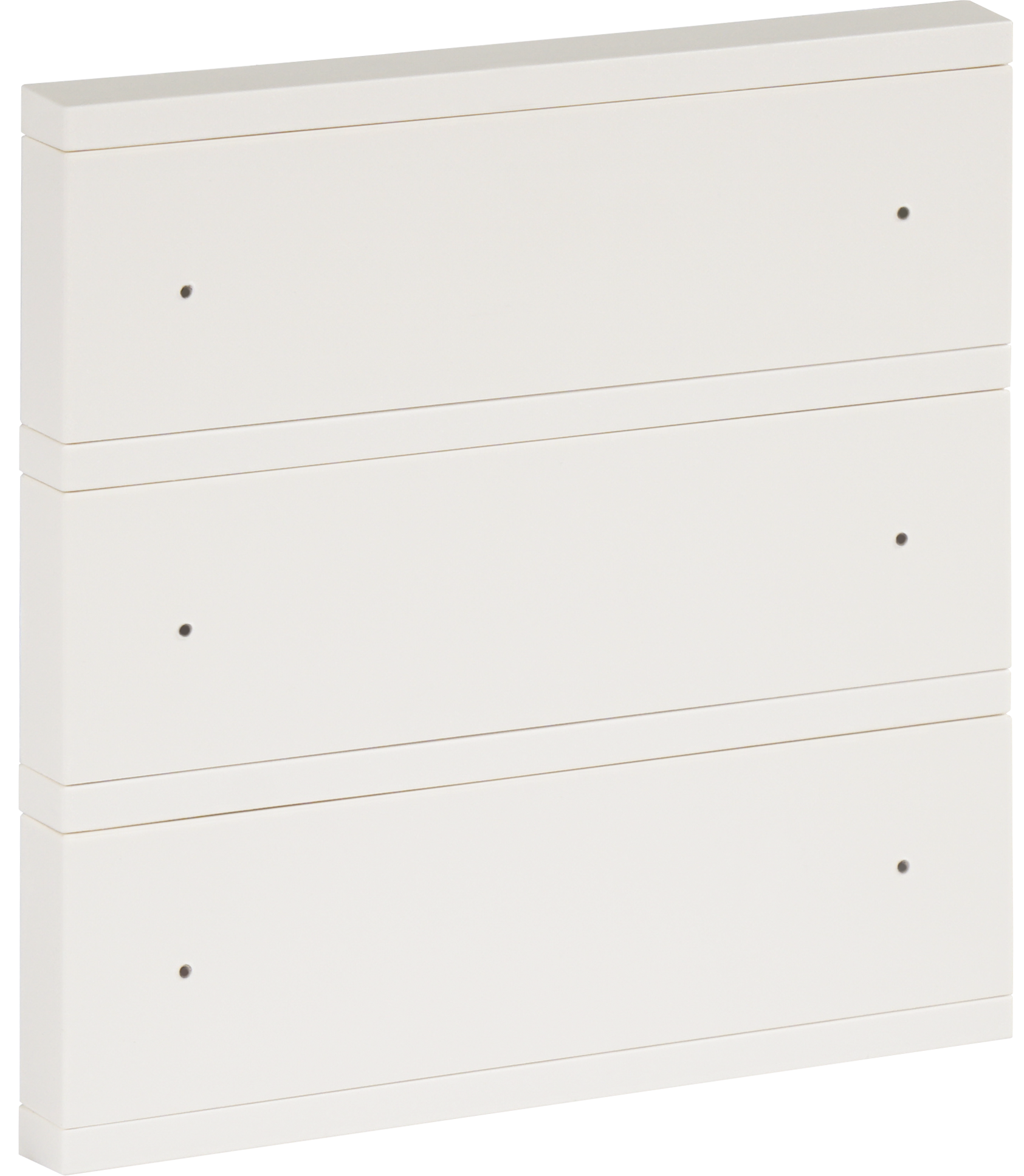 BRK04508-web ORIA Taster mit KNX Busankoppler weiß, 6 Tasten und Status LED