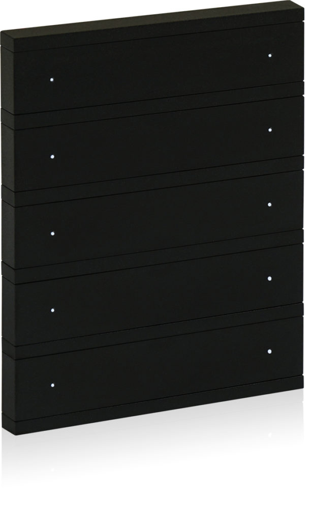 ORIA-Taster-mit-KNX-Busankoppler-10-Tasten ORIA Taster mit KNX Busankoppler anthrazit mit 10 Tasten und Status LED