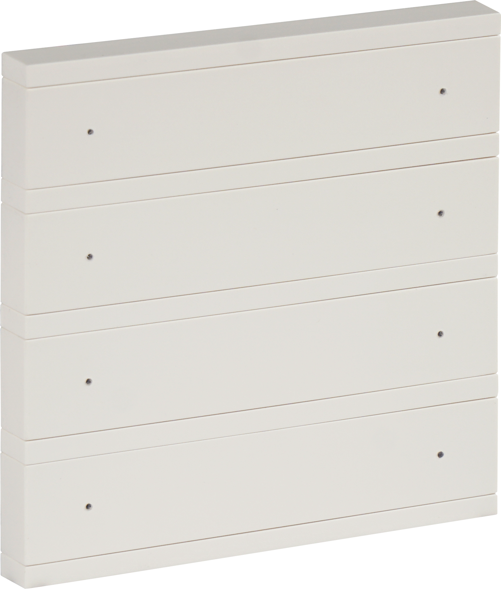 BRK04502-web ORIA Taster mit KNX Busankoppler weiß, 8 Tasten und Status LED