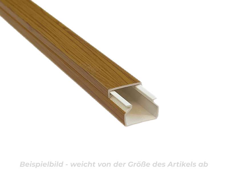 Kabelkanal Selbstklebend Eiche Holzoptik – 1 Meter, 25x15 mm Kabelkanal Selbstklebend Eiche Holzoptik – 1 Meter, 25x15 mm