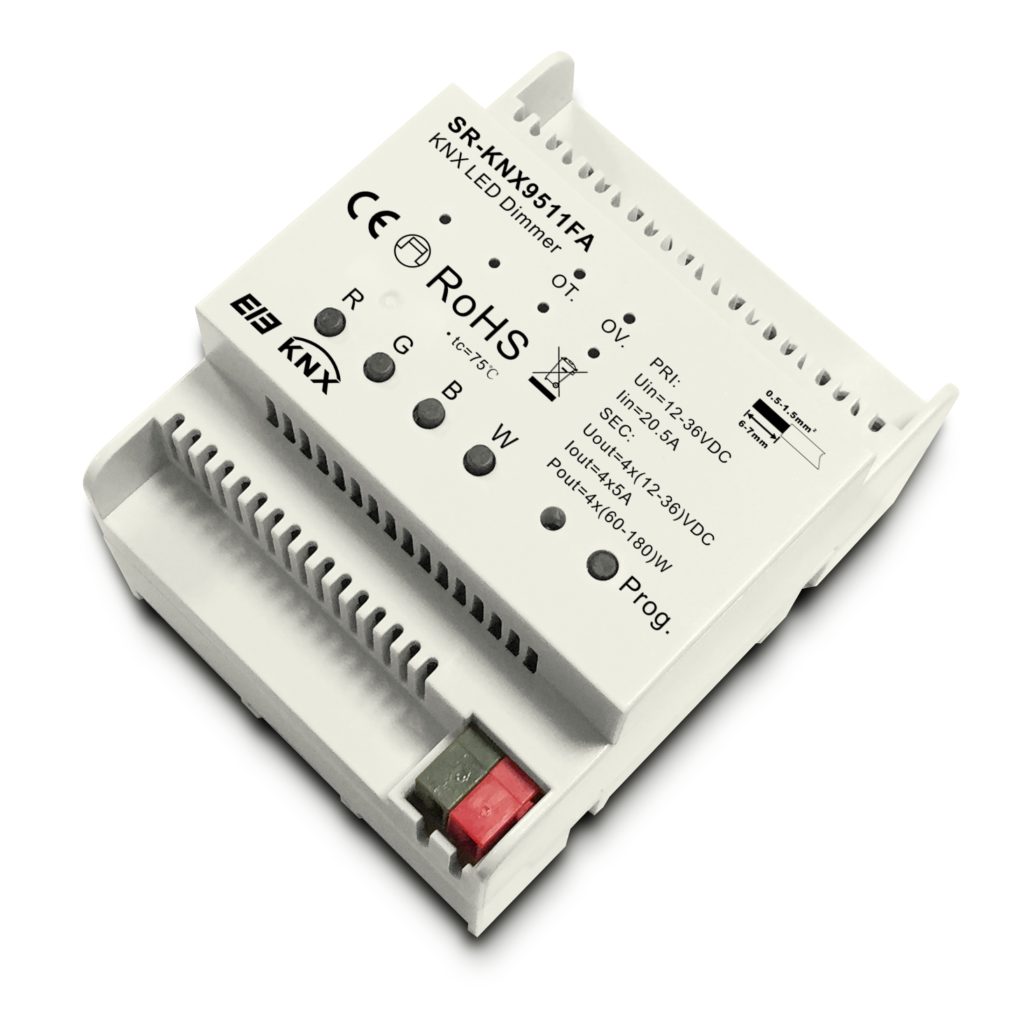 SR-KNX9511FA Hutschienen KNX RGBW LED Dimmer