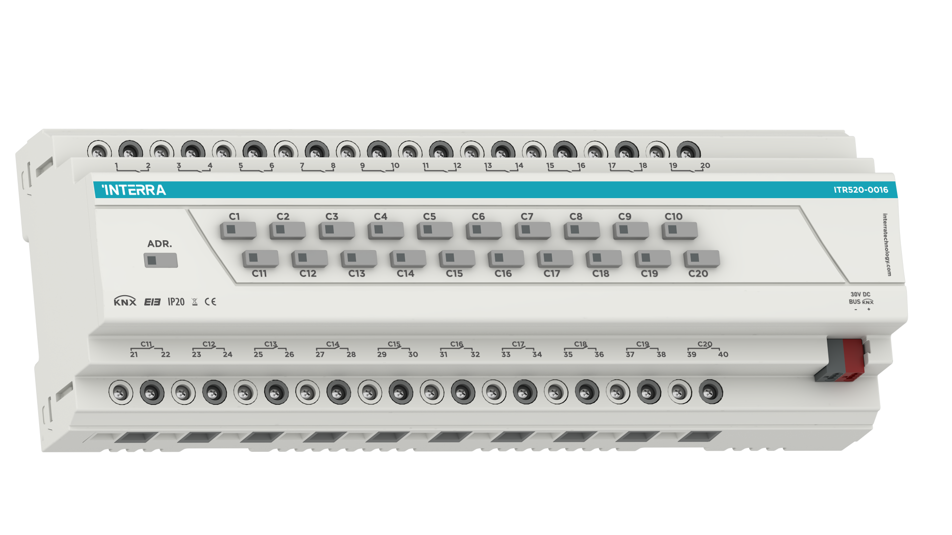 20-fach KNX Aktor / Kombiaktor 20-fach KNX Aktor / Kombiaktor