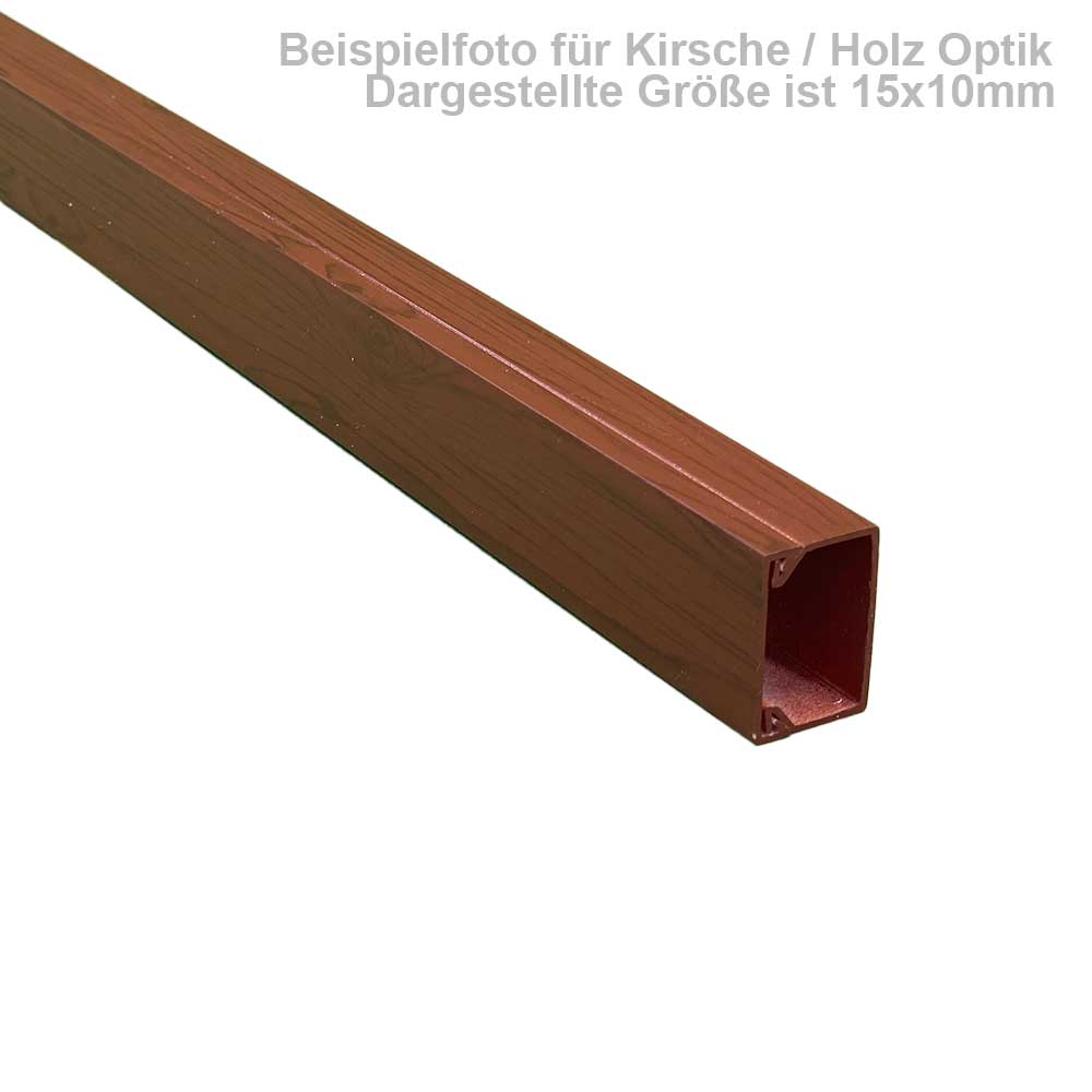 Kabelkanal Kirsche Dunkel 25x15 mm Schrauben/Bohren (1m Stück) Kabelkanal Kirsche Dunkel 25x15 mm Schrauben/Bohren (1m Stück)
