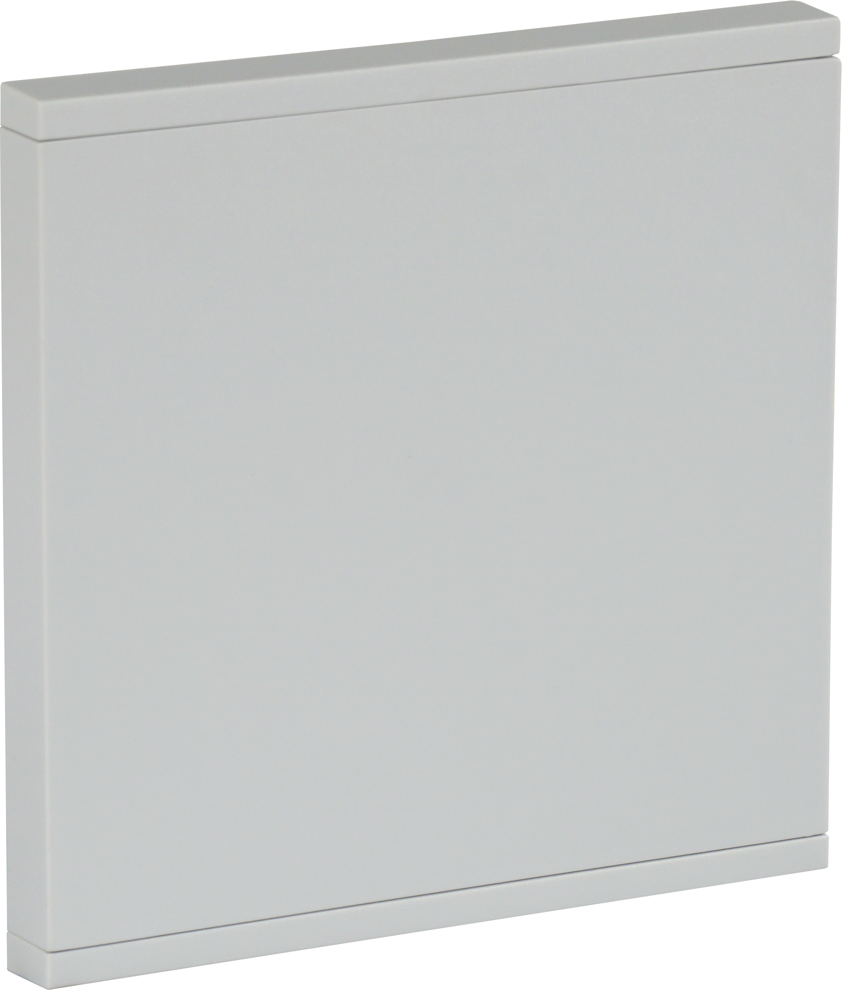 Single-Switch-NS ORIA Taster mit KNX Busankoppler in hellgrau, 1 Taste