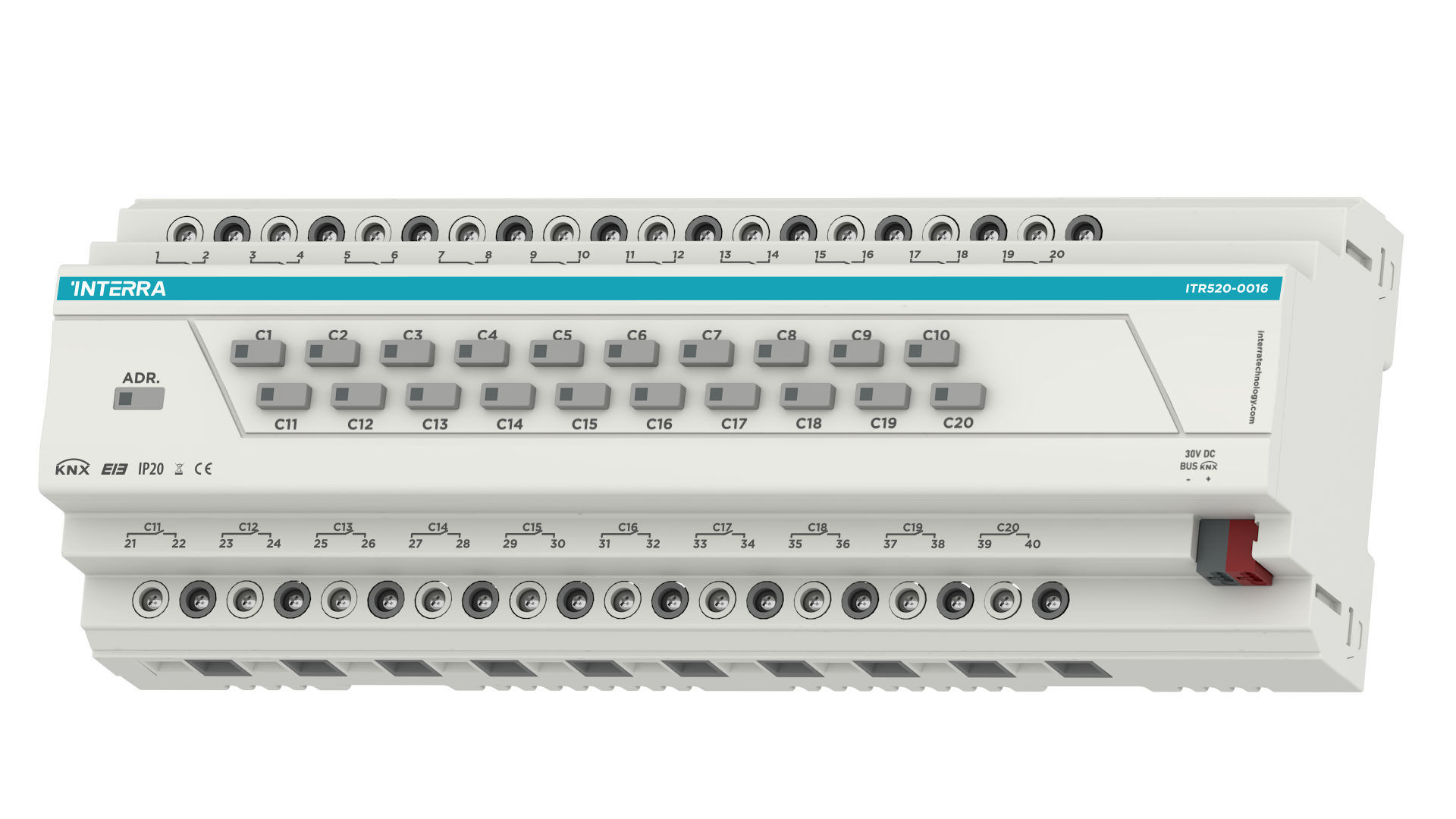 20-fach KNX Aktor / Kombiaktor 20-fach KNX Aktor / Kombiaktor