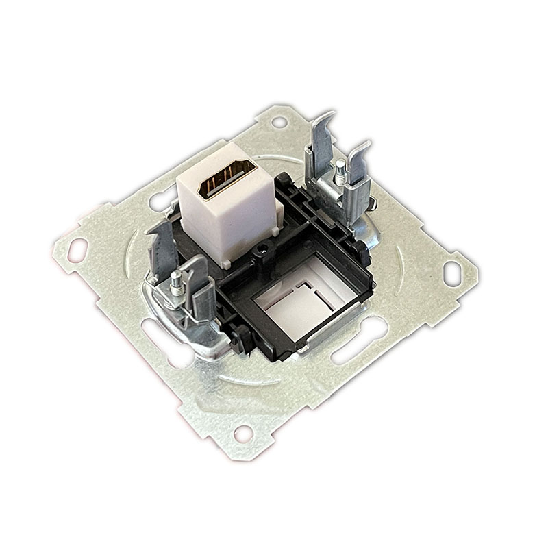 HDMI Anschlussdose /- Steckdose Eiche Holoptik - CANDELA Serie