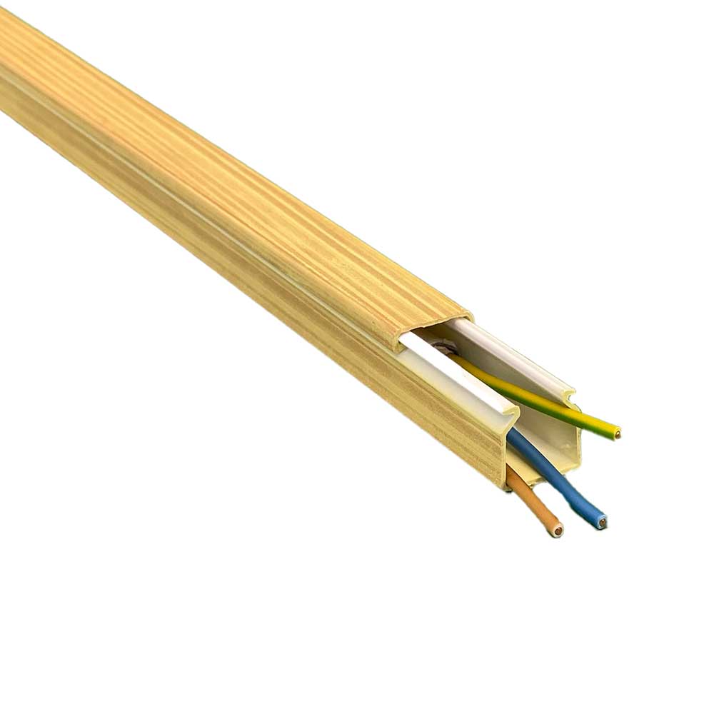 Kabelkanal Buche 15x15 mm 2x1m Set | Selbstklebend Holzoptik Kabelführung Kabelkanal Buche 15x15 mm 2x1m Set | Selbstklebend Holzoptik Kabelführung