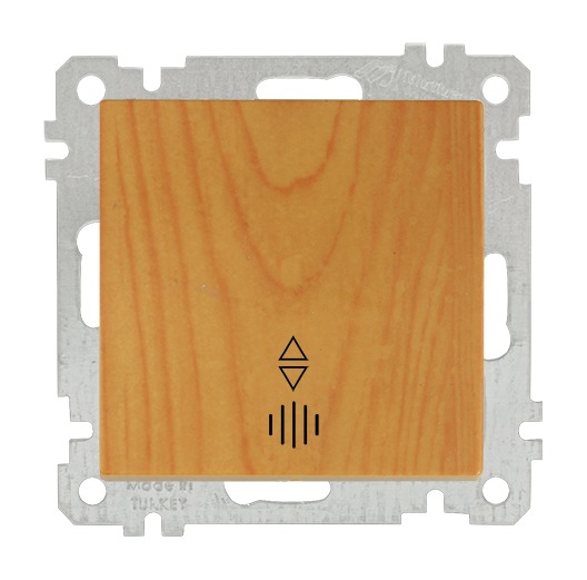 Kontrollschalter /- beleuchtet Eiche Holzoptik - CANDELA Serie