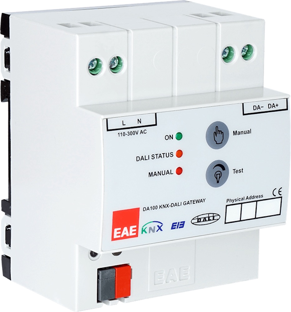 da100-knx-dali-gateway-64-teilnehmer KNX DALI Gateway von EAE für 64 Teilnehmer